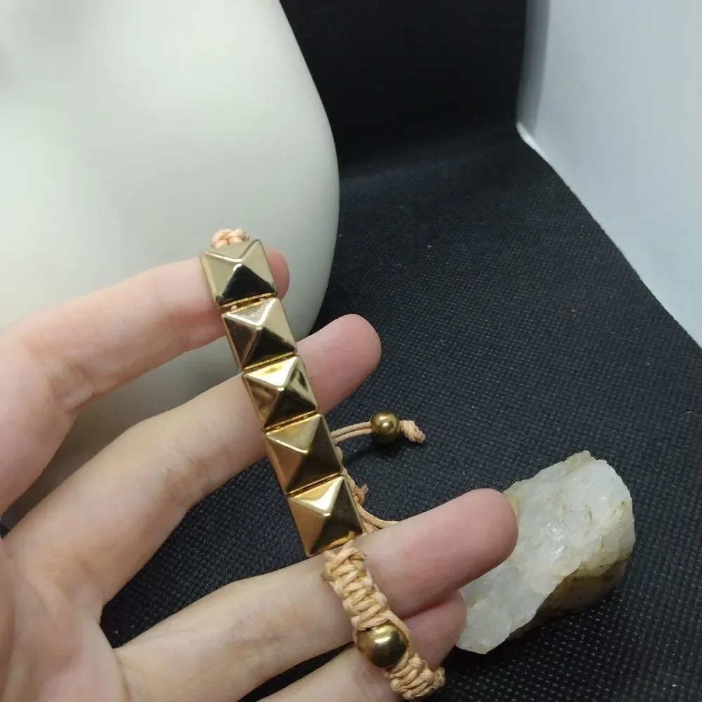 Tan Egyptian twine‎ bracelet